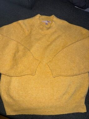 Philosophy Cozy Yellow Crewneck Sweater